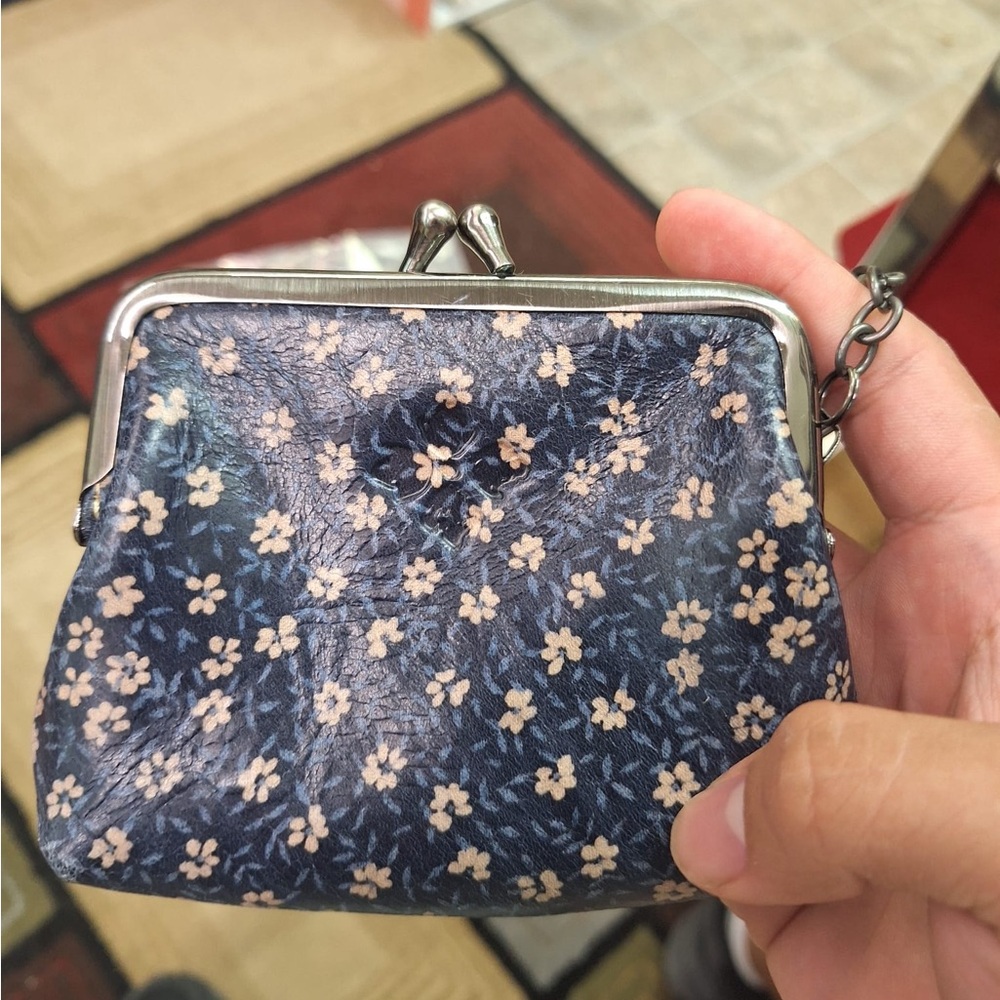 Patricia Nash Floral Blue Coin Purse